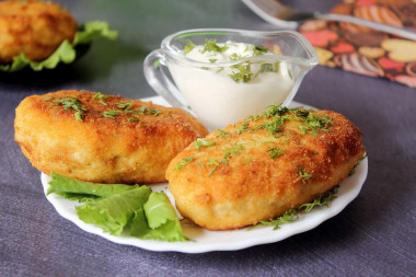 Juicy chicken breast cutlets