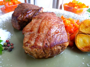 Beef filet mignon steak