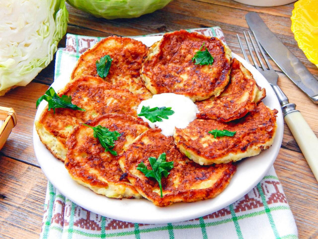 Cabbage fritters