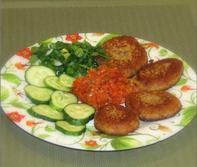 Fish roe fritters
