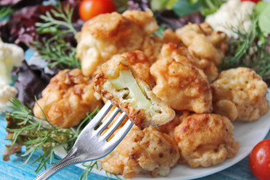 Cauliflower in crispy batter