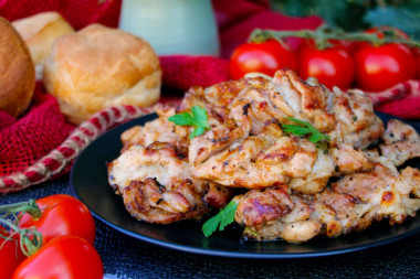 Chicken leg kebab