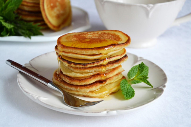 Cornmeal pancakes