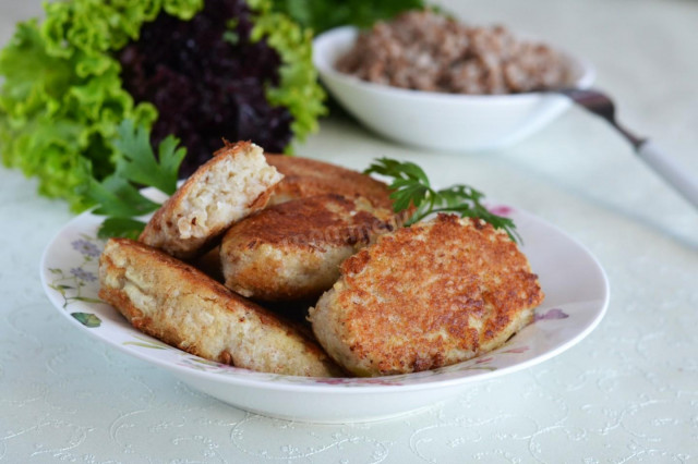 Fish cutlets from river fish