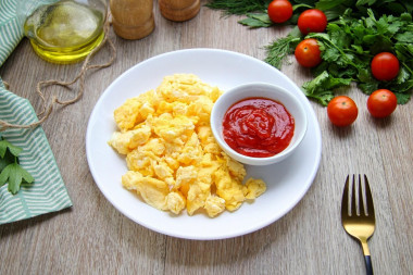 Scrambled eggs