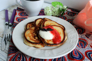 Semolina pancakes