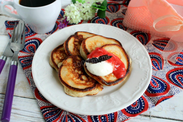 Semolina pancakes