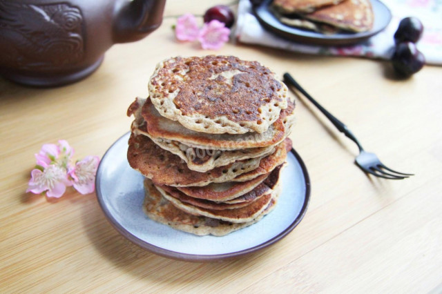 Pancakes made of rye flour