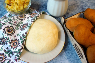 Yeast-free dough on kefir