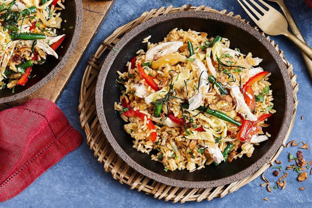 Thai rice with chicken