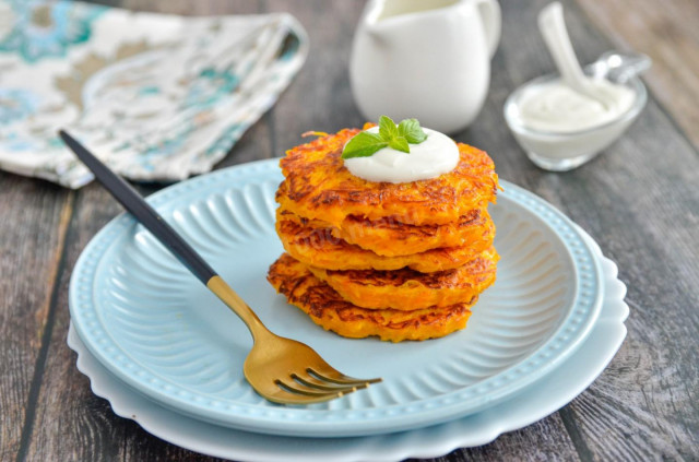 Pumpkin pancakes are quick and easy