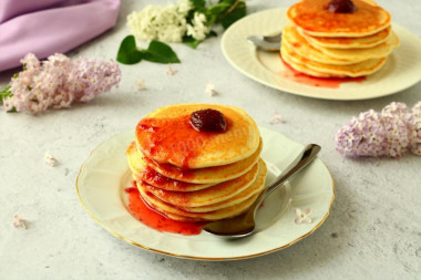 Pancakes without baking soda and baking powder