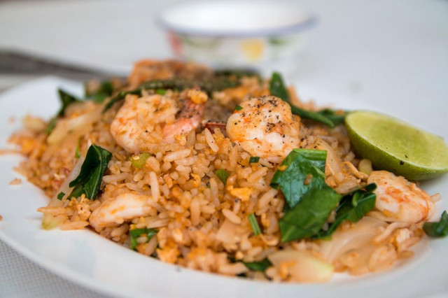 Thai shrimp rice