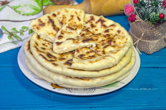 Khachapuri with Adyghe cheese