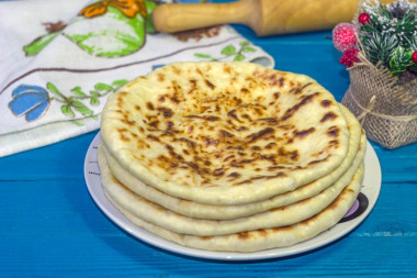 Khachapuri with Adyghe cheese