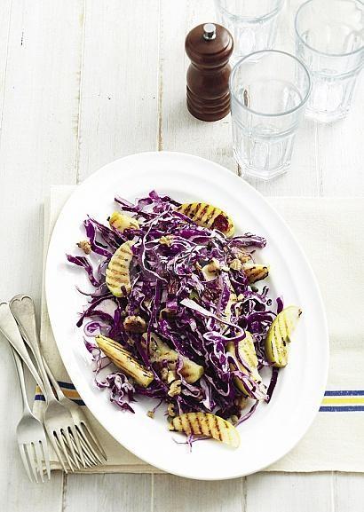 Salad with cabbage and walnuts nuts