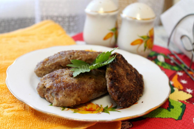 Fresh herring cutlets