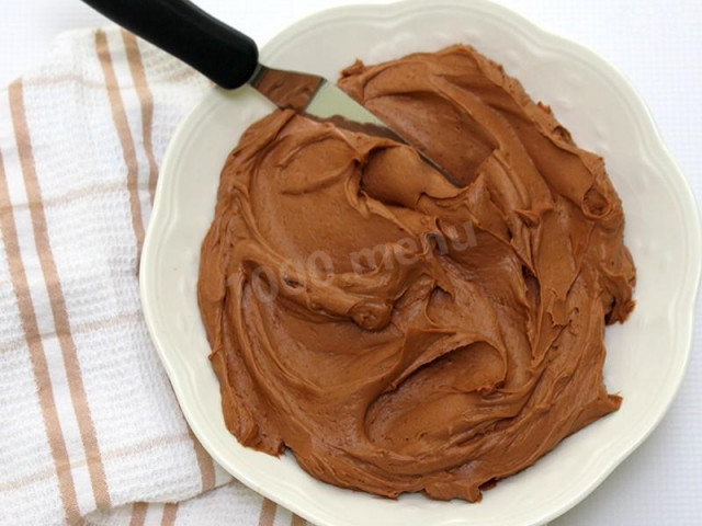 Curd chocolate cream