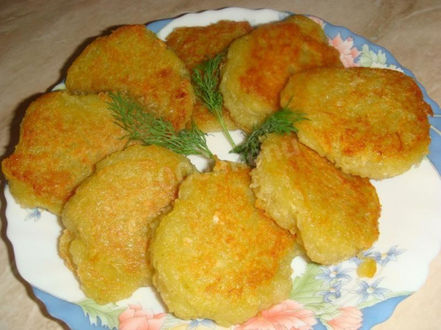 Deruns - potato pancakes with yolks