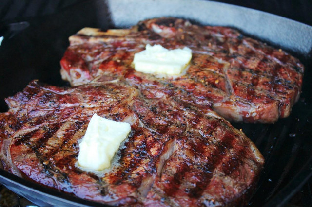 Grilled marbled beef