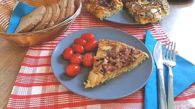 Spanish potato tortilla with chenok