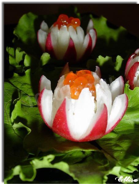 Water Lily appetizer