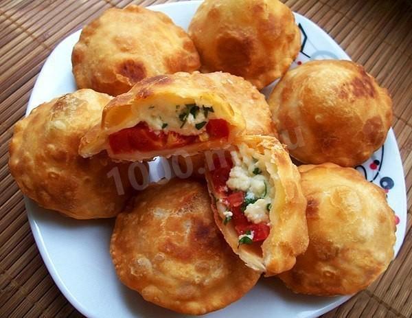 Pies bombs with cheese