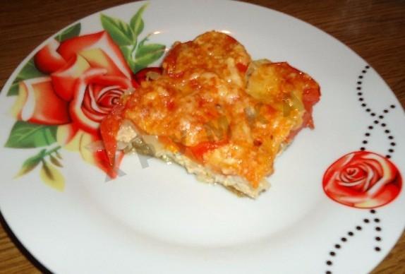 Vegetable casserole with meat