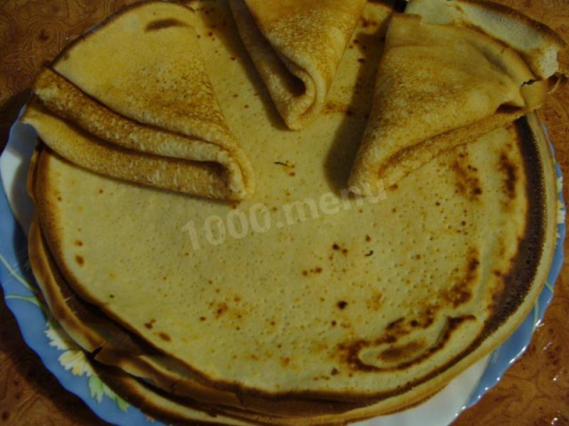 Condensed milk dough pancakes