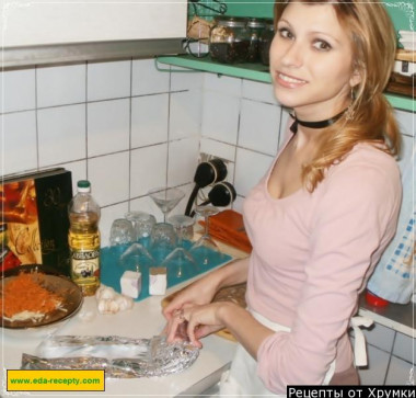 Juicy pork baked in foil in the oven