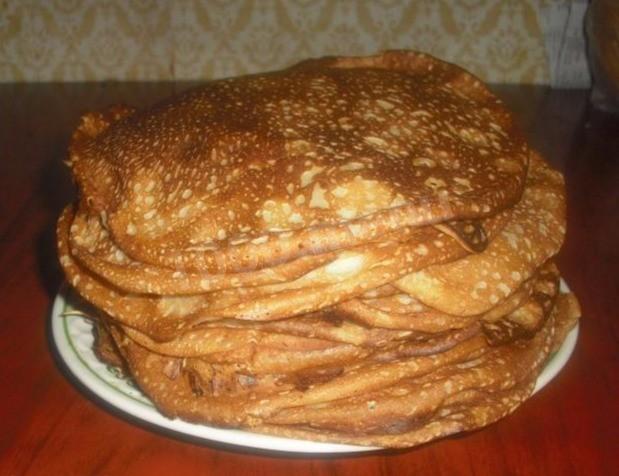 Classic granny pancakes Russian traditional