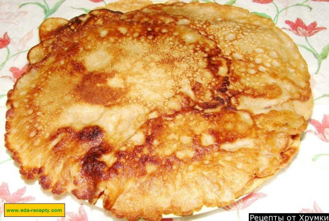 Russian mother-in-law pancakes