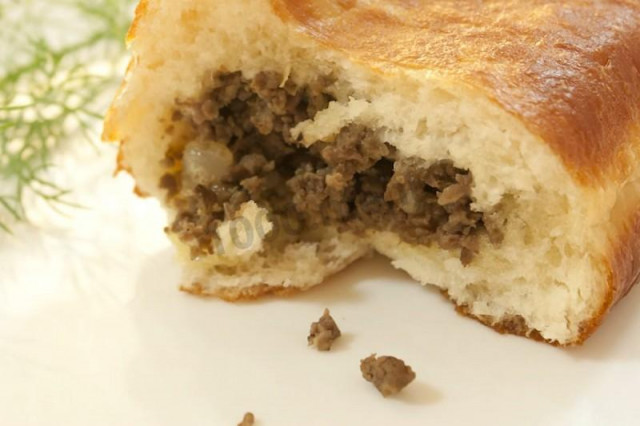 Fried pies with liver without kefir