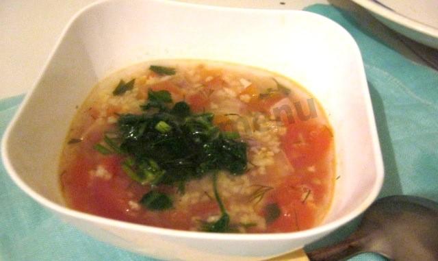 Polish diet tomato soup