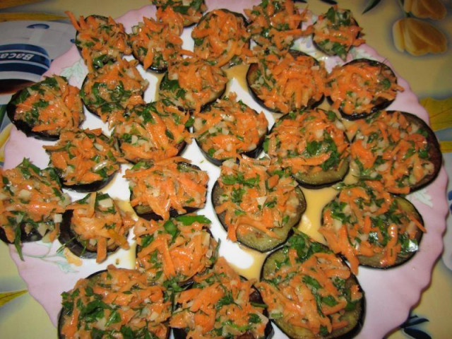 Eggplant with carrots