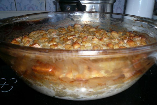 Pork casserole with potatoes