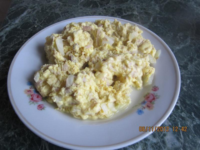 Omelet with tuna fish