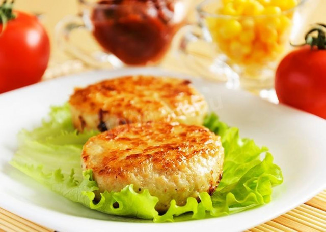 Cutlets chicken apples cottage cheese