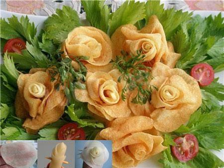 Roses from potatoes