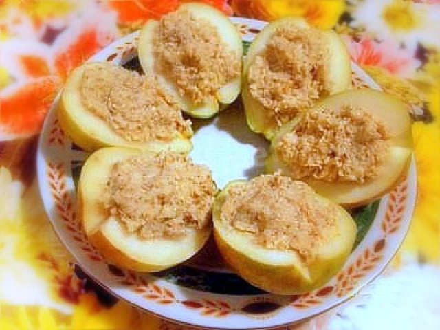 Pears with cheese