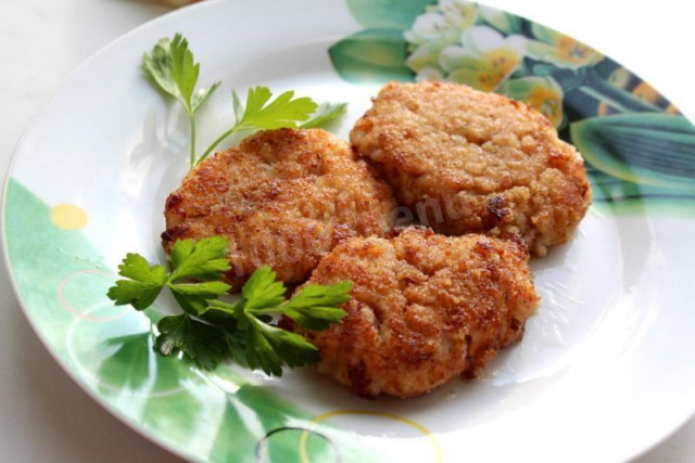Cutlets from squid