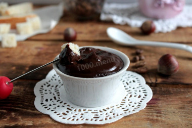 Cocoa chocolate cream