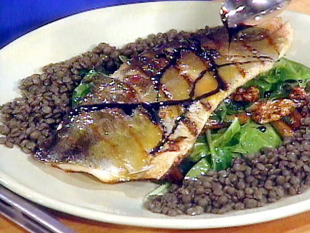 Trout with parsley seasoning