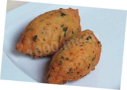 Potato and salted cod cutlets