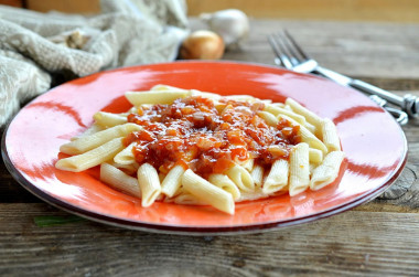 Pasta with tomato pasta