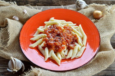 Pasta with tomato pasta
