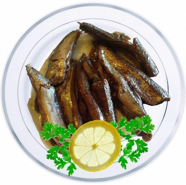 Homemade sprats from herring
