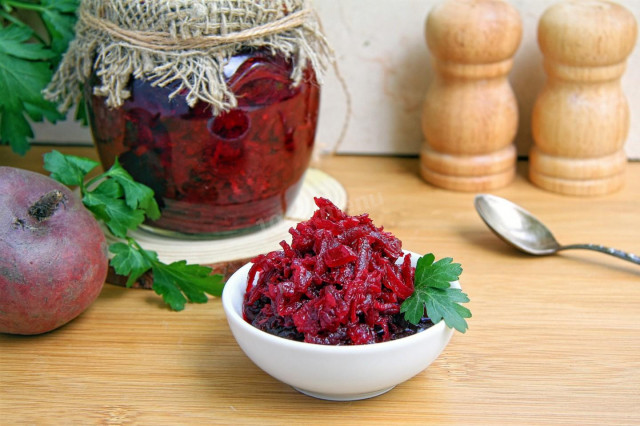 Borscht dressing for winter without cabbage