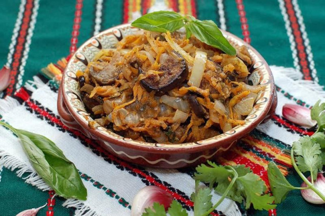Ajapsandali Caucasian vegetable stew