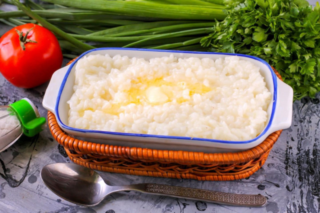 Rice porridge on water classic recipe